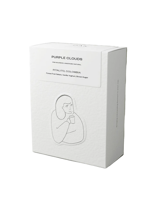 DAK Coffee Roasters ‘Purple Clouds’, Filter Roast, Pink Bourbon,  Anaerobic Natural, Pitalito, Colombia 200g