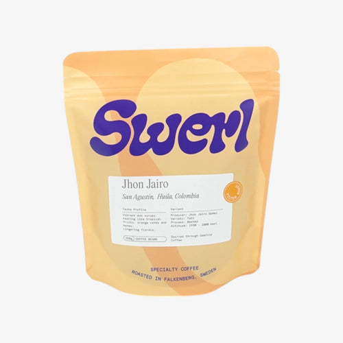 SWERL Coffee Roasters, Jhon Jairo, Tabi, Washed, Filter Roast, Huila, Colombia 250g