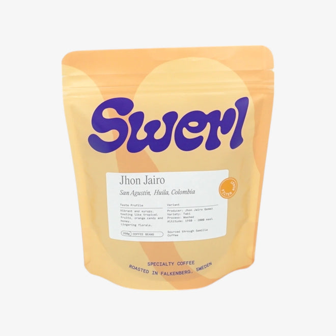 SWERL Coffee Roasters | Jhon Jairo, Tabi, Washed, Filter Roast, Huila, Colombia 250g