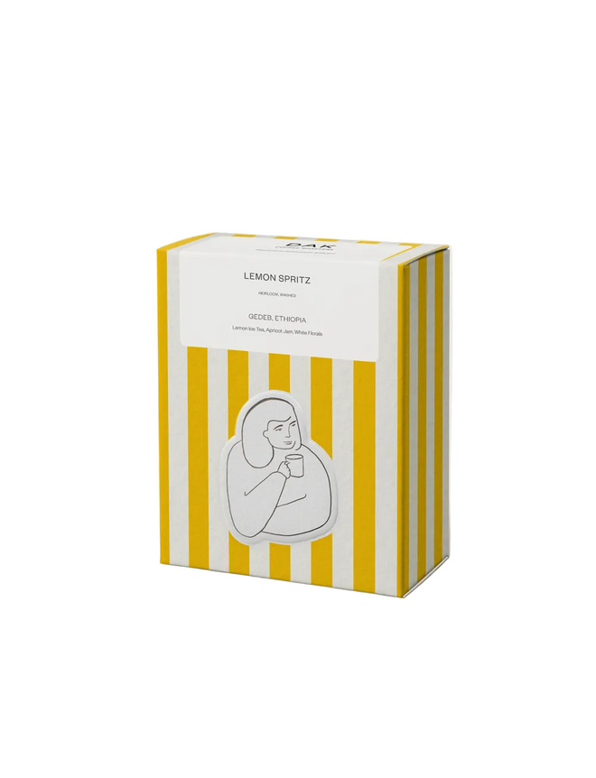 DAK Coffee Roasters ‘Lemon Spritz’ Filter Roast, Heirloom, Washed, Gedeb, Ethiopia 200g