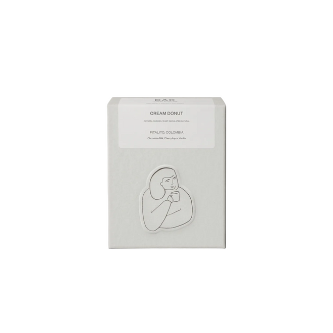 DAK Coffee Roasters ‘Cream Donut’ Filter Roast, Caturra + Chiroso, Anaerobic Natural, Huila, Colombia 250g