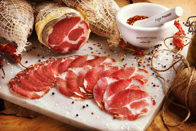 Niagara Food Specialities | Uncured Capocollo 2oz