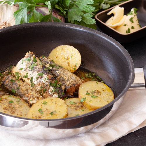 Ferrigno | Sardines with butter and parsley garlic sauce