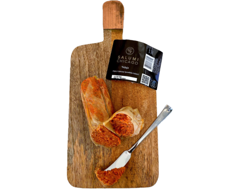 Salumi Chicago | Nduja - Spicy Spreadable Calabrian Style Salami (En-Doo-Ya): 7 oz