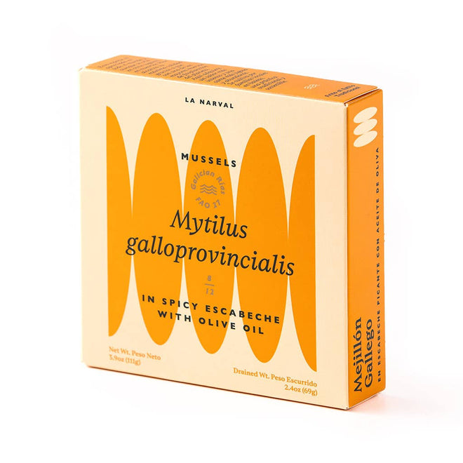 La Narval | Premium Galician Mussels in Spicy Escabeche w/ Olive Oil