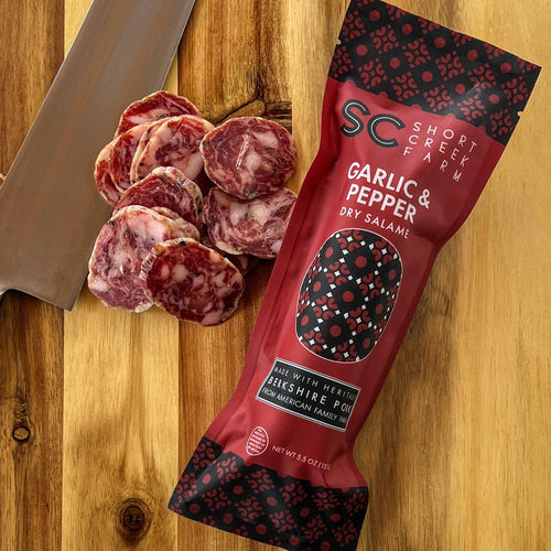 Short Creek Farm | Garlic & Pepper Salami