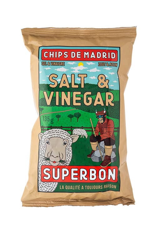 SUPERBON | Salt & Vinegar Potato Chips 135g